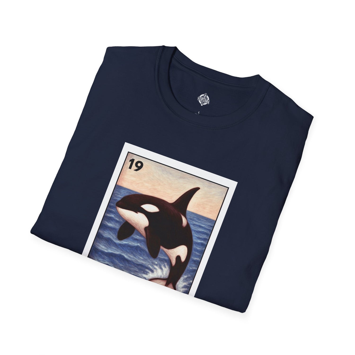 Orca Lotería Unisex - Soft Style U.S. Cotton T-Shirt (La Orca)