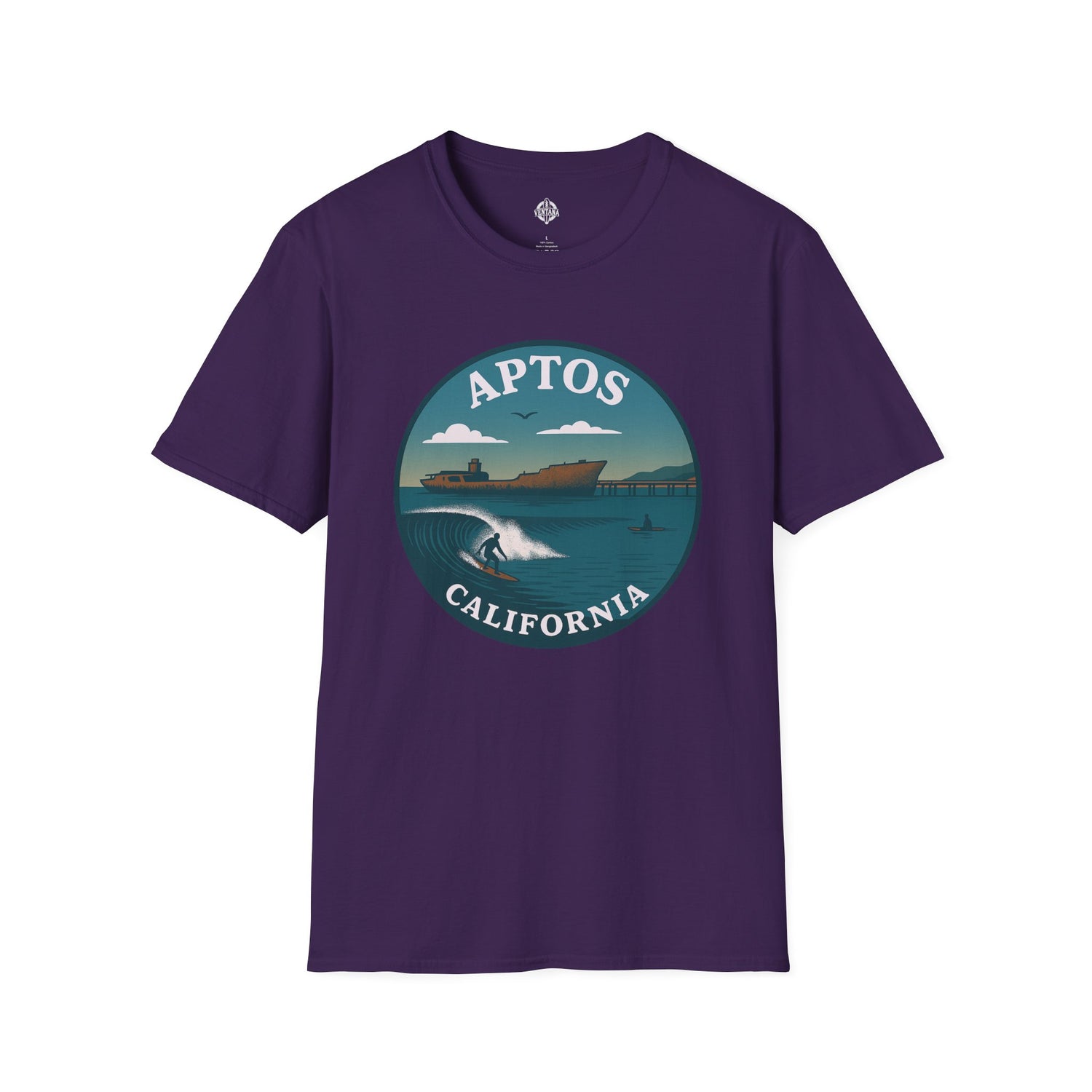 Aptos California Classic Unisex - U.S. Cotton T-Shirt