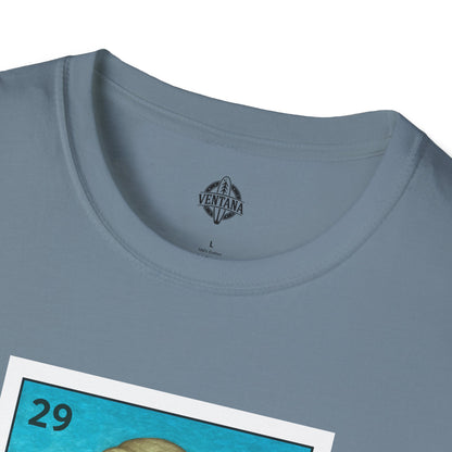 Elephant Seal Lotería Unisex - Soft Style U.S. Cotton T-Shirt (El Elefante Marino)