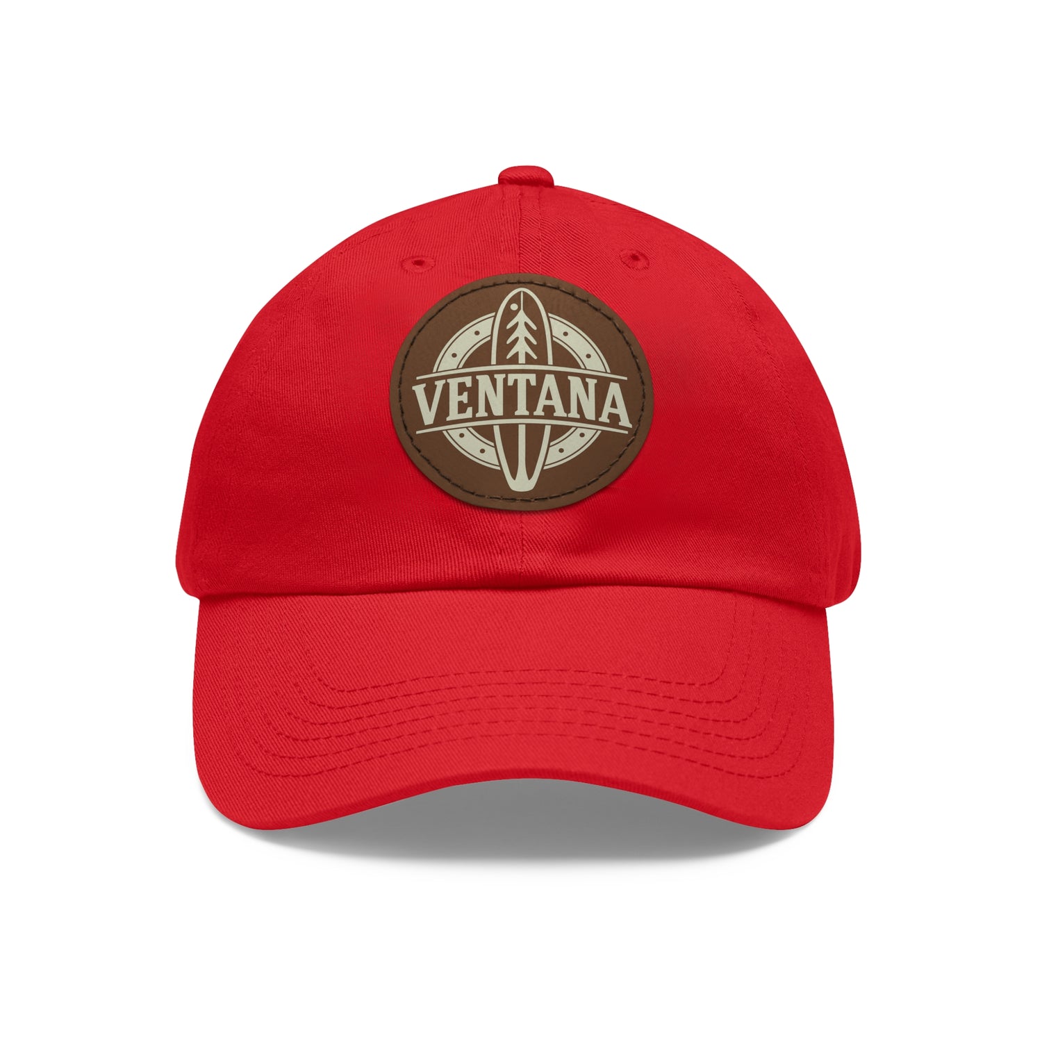 Ventana Treefish Logo Vegan Leather Patch Hat
