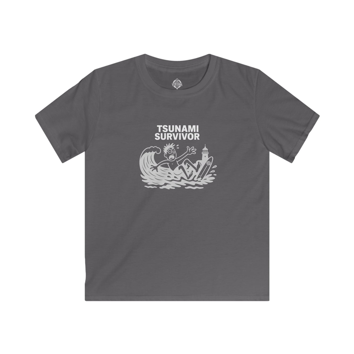 Tsunami Survivor Kids - Soft Style U.S. Cotton T-Shirt