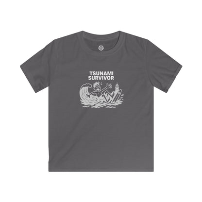Tsunami Survivor Kids - Soft Style U.S. Cotton T-Shirt