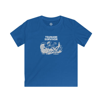 Tsunami Survivor Kids - Soft Style U.S. Cotton T-Shirt