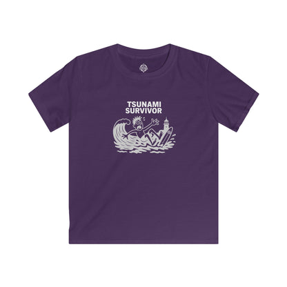 Tsunami Survivor Kids - Soft Style U.S. Cotton T-Shirt
