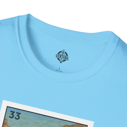Hermit Crab Lotería Unisex - Soft Style U.S. Cotton T-Shirt (El Cangrejo Ermitaño)
