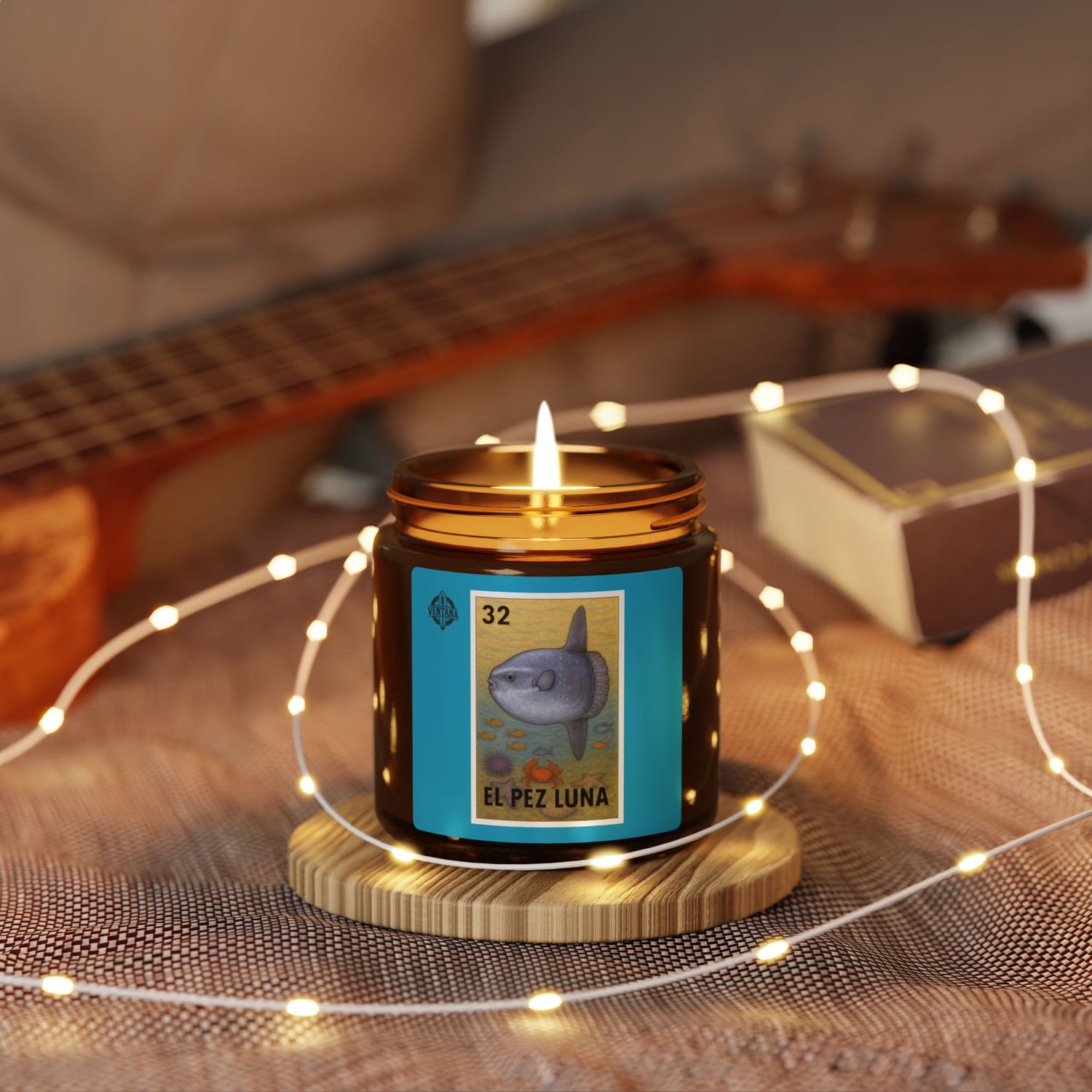 Sunfish Lotería - Scented Soy Candle (El Pez Luna)
