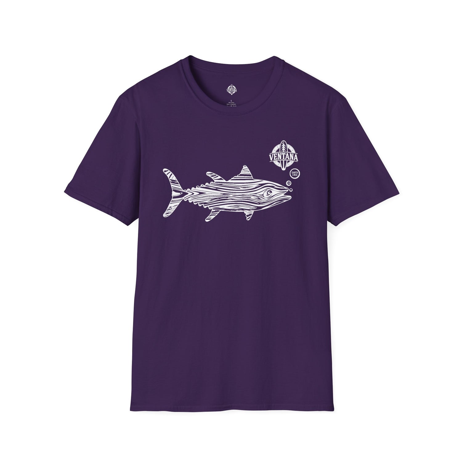 Ventana Wooden Tuna Unisex - Soft Style U.S. Cotton T-Shirt