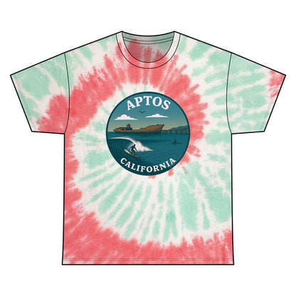 Aptos California Classic Unisex Tie Dye - 100% Cotton T-Shirt