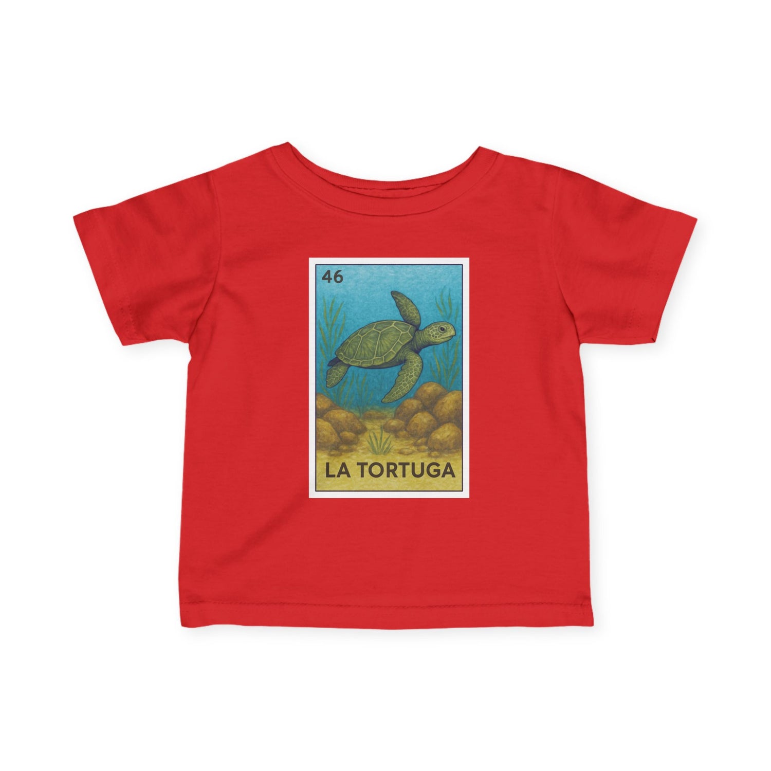 Turtle Lotería - Infant 100% Cotton T-Shirt (La Tortuga)