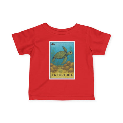 Turtle Lotería - Infant 100% Cotton T-Shirt (La Tortuga)