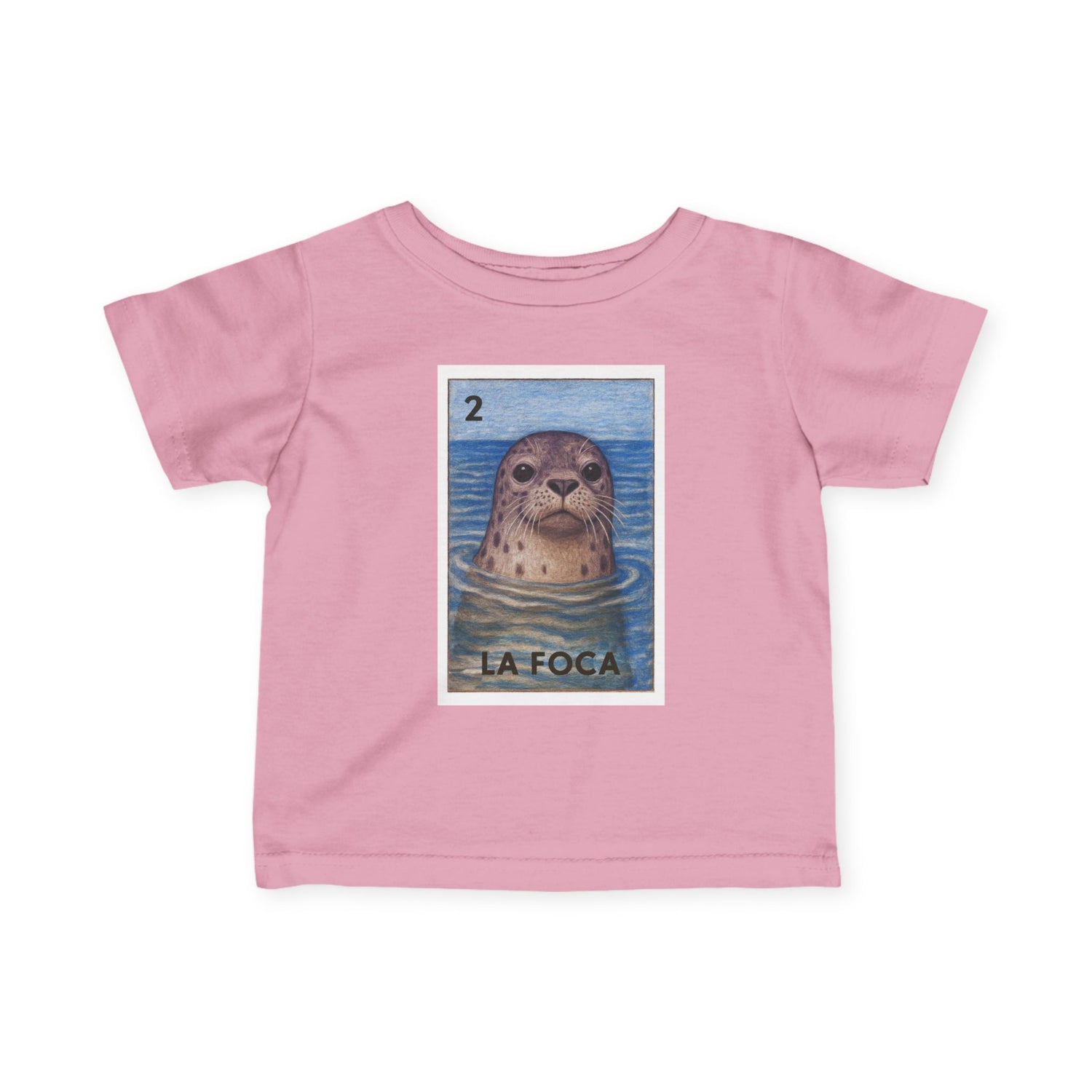 Seal Lotería - Infant 100% Cotton T-Shirt (La Foca)