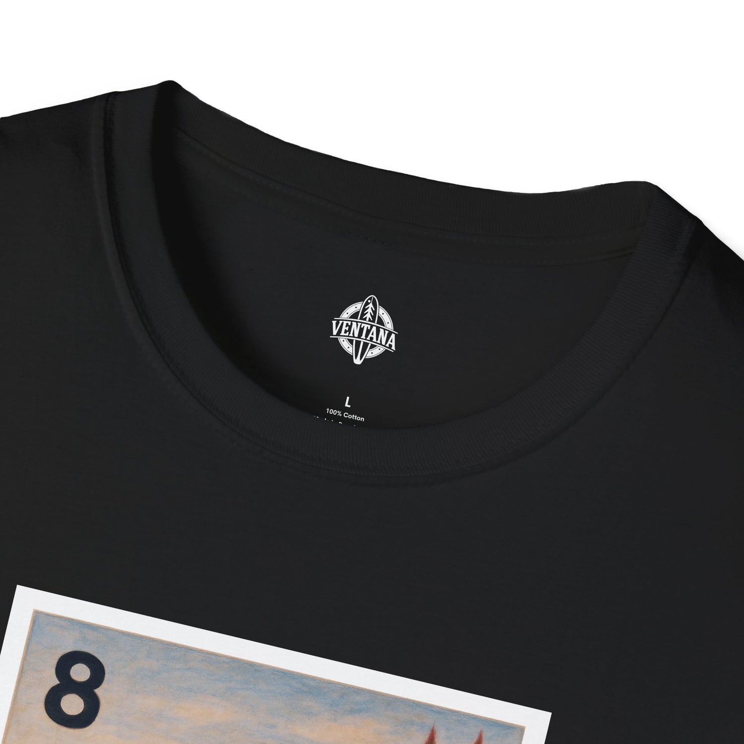 Sea Otter Lotería Unisex - Soft Style U.S. Cotton T-Shirt (La Nutria)