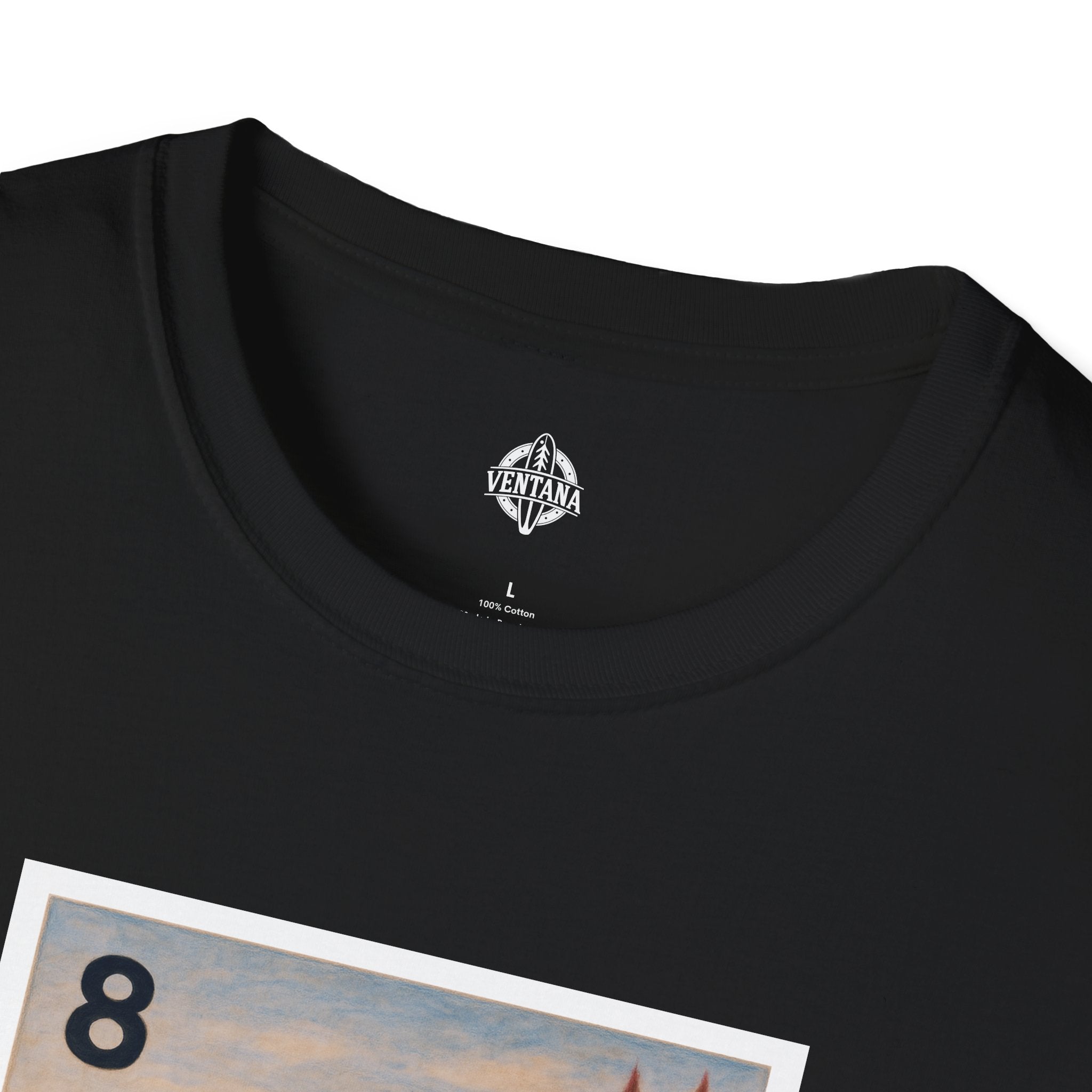 Sea Otter Lotería Unisex - Soft Style U.S. Cotton T-Shirt (La Nutria)