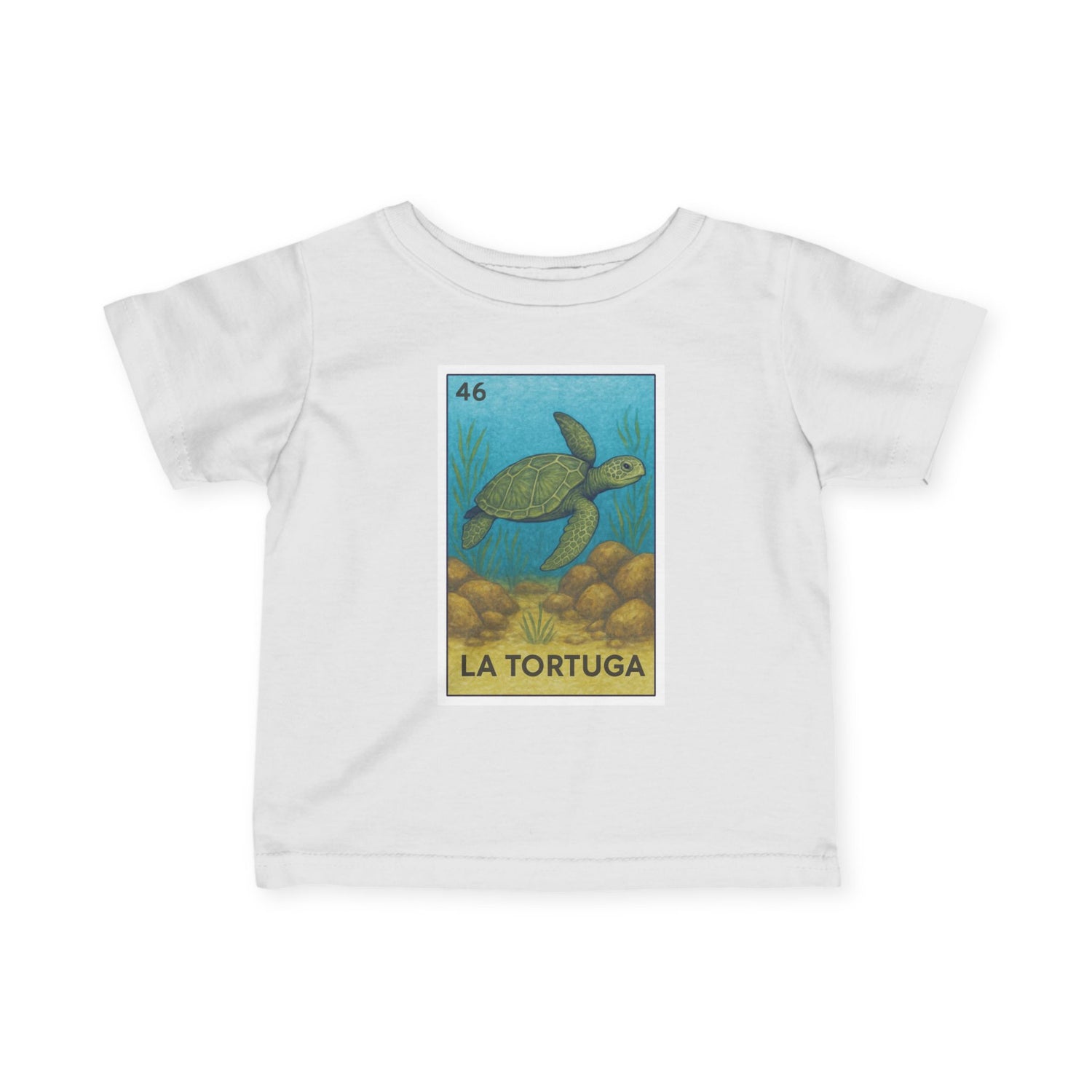 Turtle Lotería - Infant 100% Cotton T-Shirt (La Tortuga)