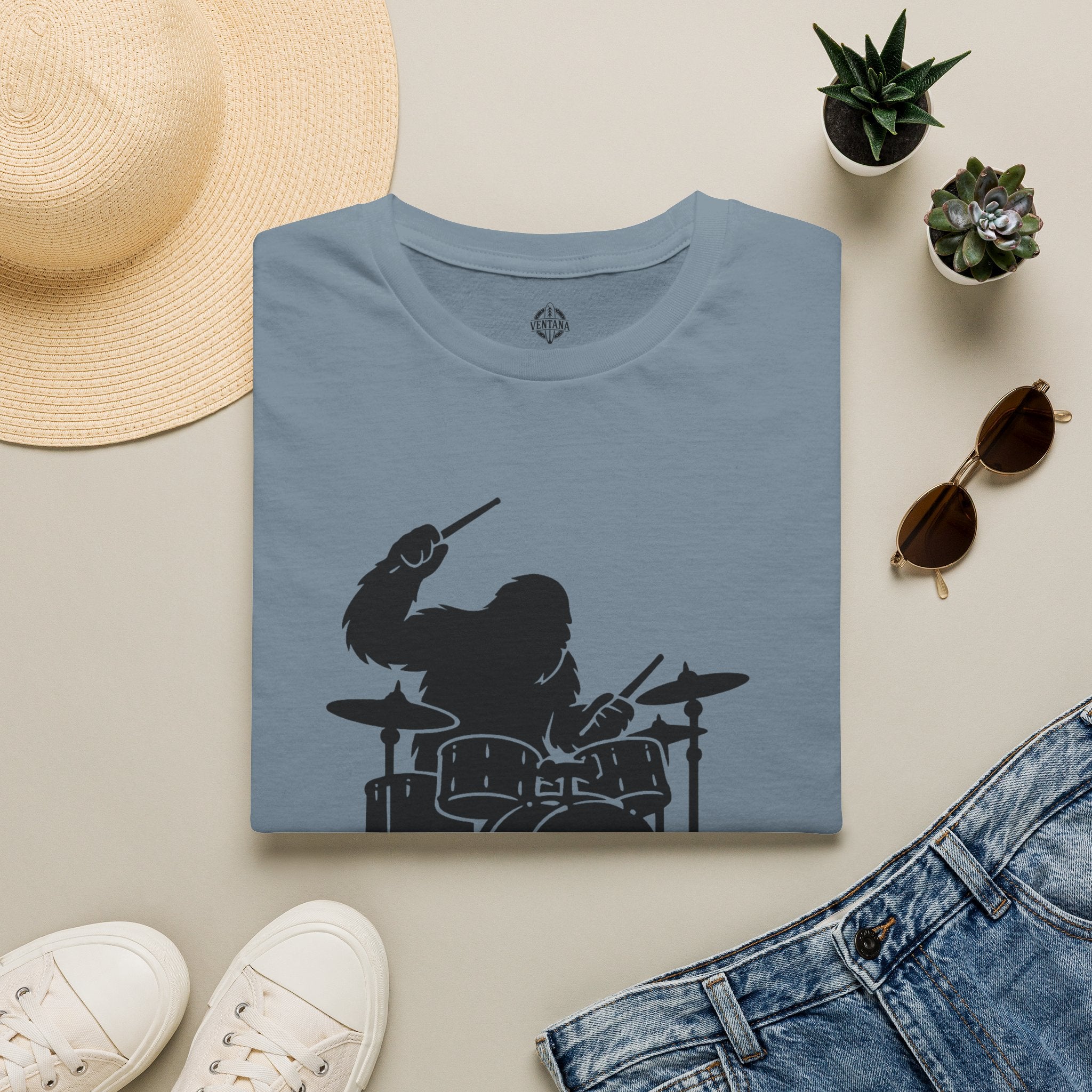 Ventana Drumsquatch Unisex - U.S. Cotton T-Shirt