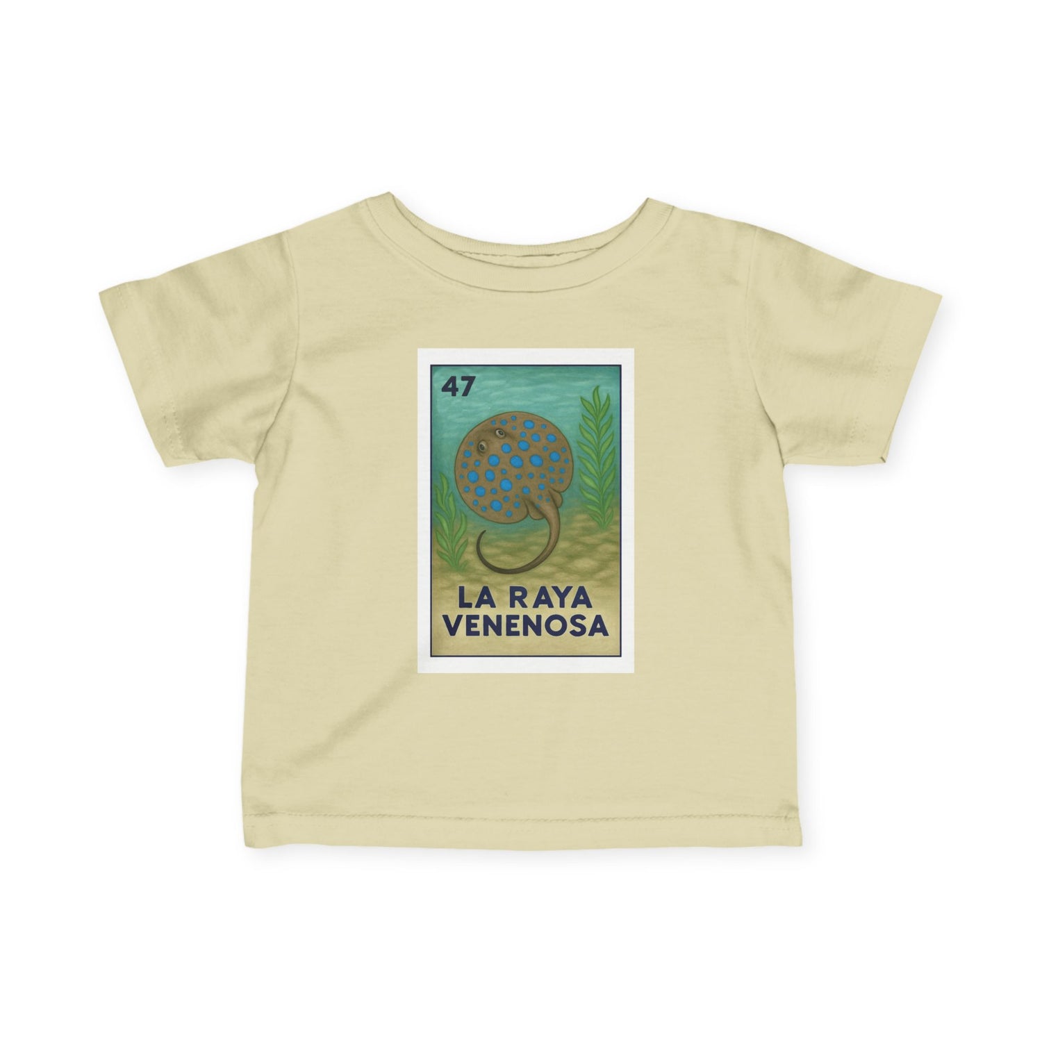 Stingray Lotería - Infant 100% Cotton T-Shirt (La Orca)