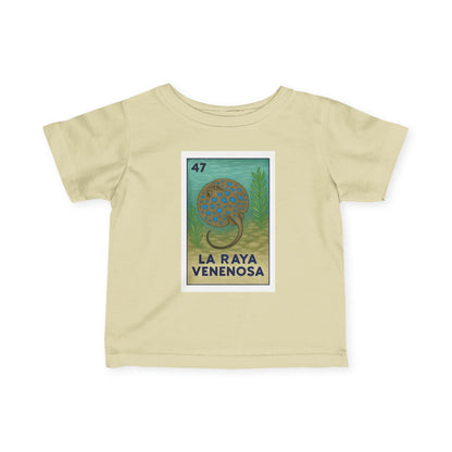 Stingray Lotería - Infant 100% Cotton T-Shirt (La Orca)