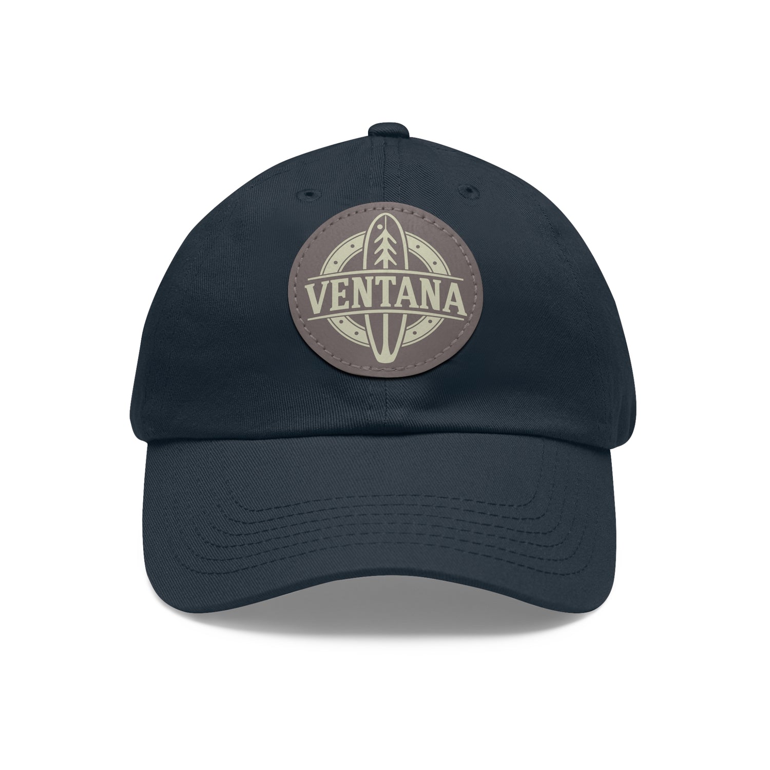 Ventana Treefish Logo Vegan Leather Patch Hat