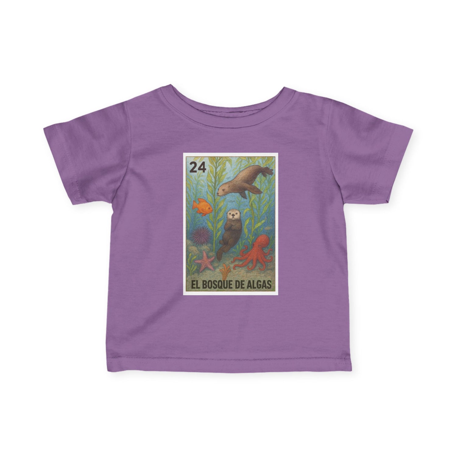 Kelp Forest Lotería - Infant 100% Cotton T-Shirt (El Bosque de Algas)