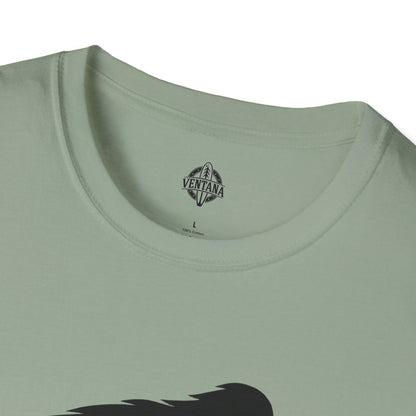Ventana Shreddy Yeti Snowboard Unisex - U.S. Cotton T-Shirt