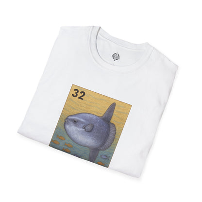 Sunfish Lotería Unisex - Soft Style U.S. Cotton T-Shirt (El Pez Luna)