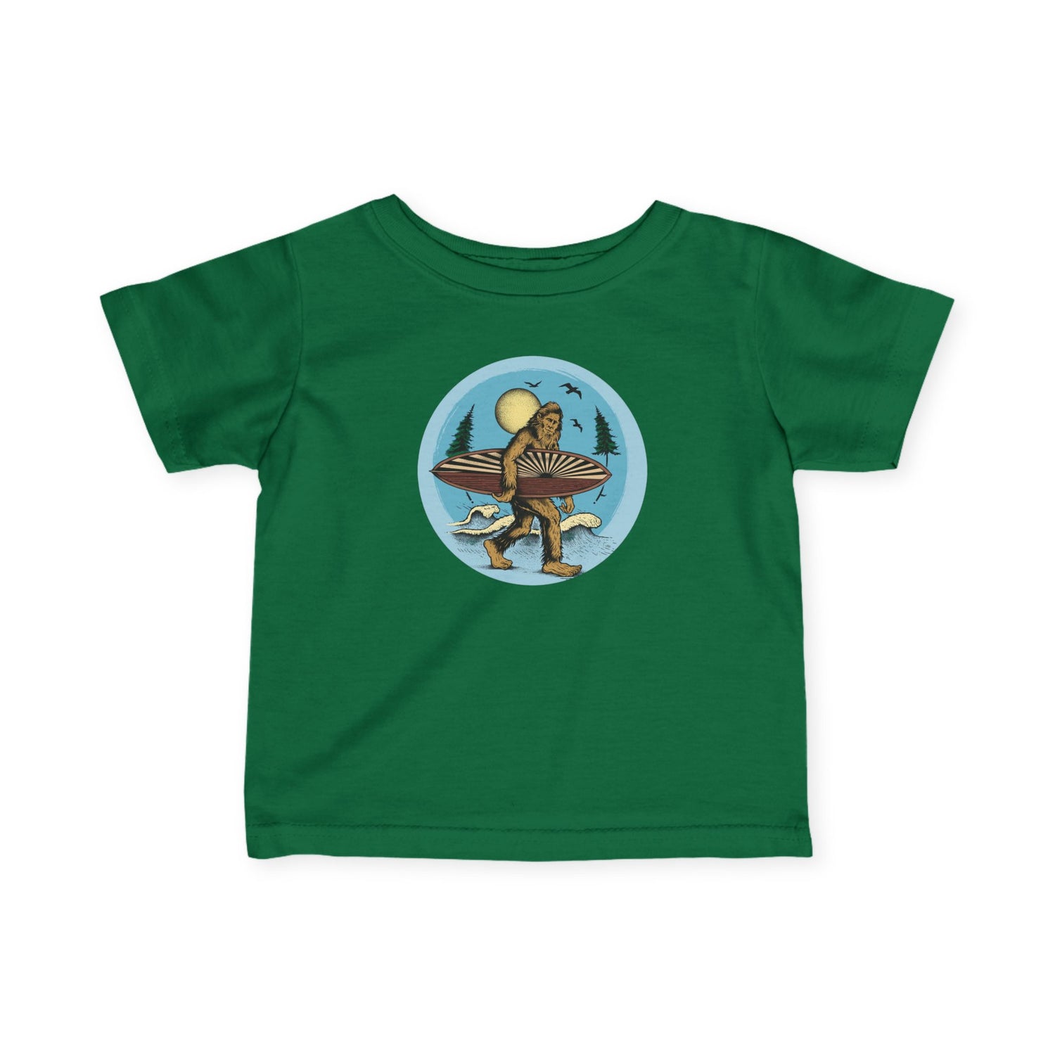 Ventana Surfsquatch by Thiago Bianchini - Infant 100% Cotton T-Shirt