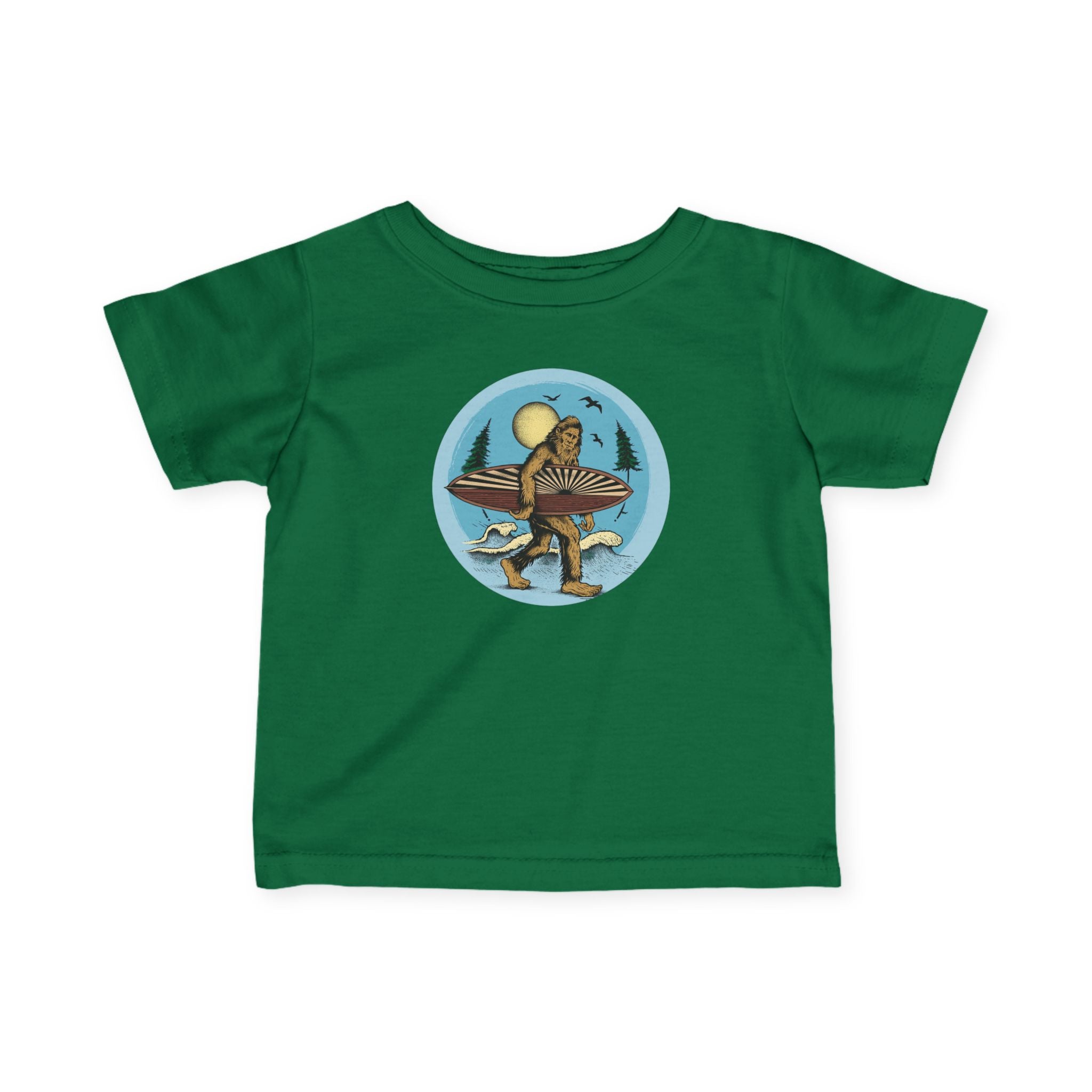 Ventana Surfsquatch by Thiago Bianchini - Infant 100% Cotton T-Shirt