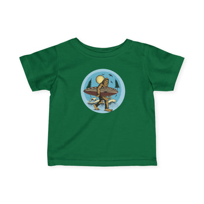 Ventana Surfsquatch by Thiago Bianchini - Infant 100% Cotton T-Shirt