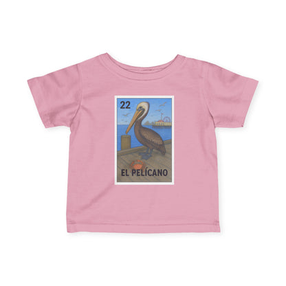 Pelican Lotería - Infant 100% Cotton T-Shirt (El Pelícano)