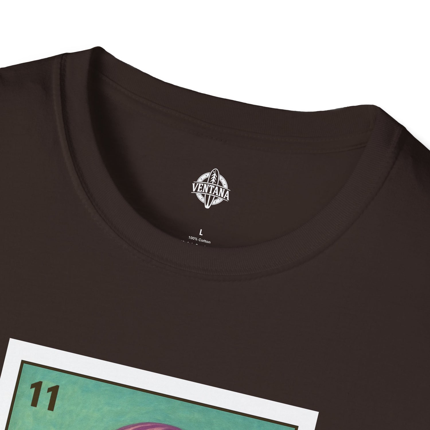 Sea Jelly Lotería Unisex - Soft Style U.S. Cotton T-Shirt (La Medusa)