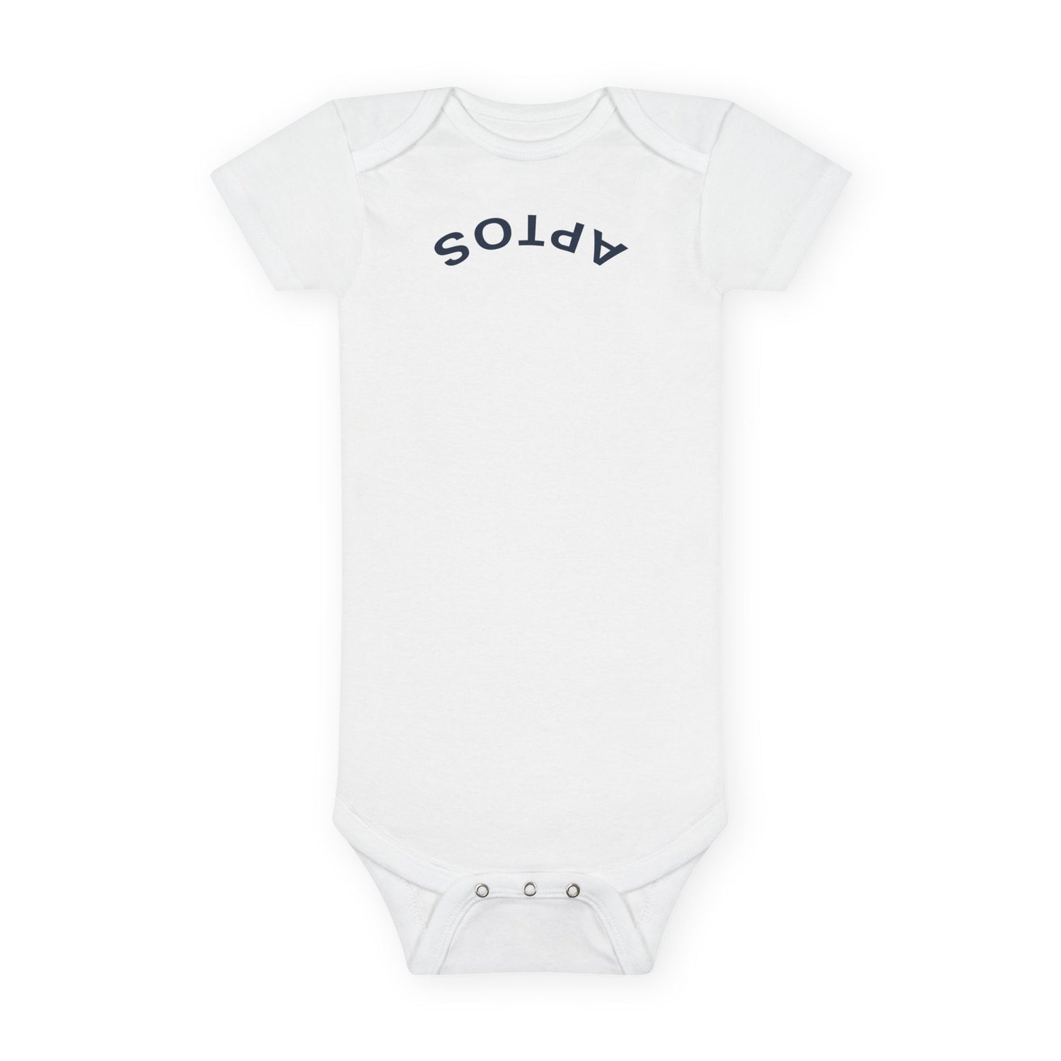 Aptos California Upside Down - Baby Short Sleeve 100% Cotton Onesie