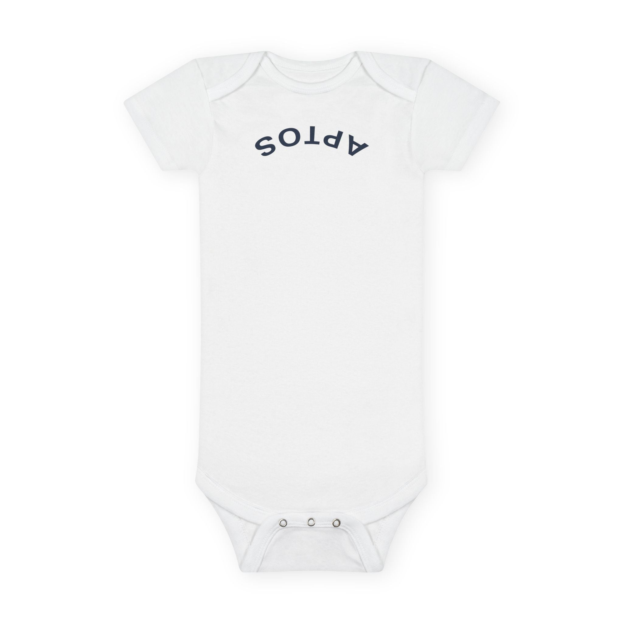 Aptos California Upside Down - Baby Short Sleeve 100% Cotton Onesie