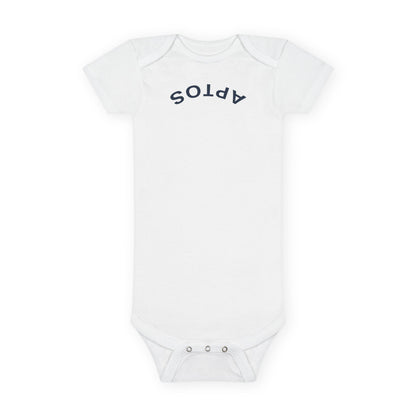 Aptos California Upside Down - Baby Short Sleeve 100% Cotton Onesie