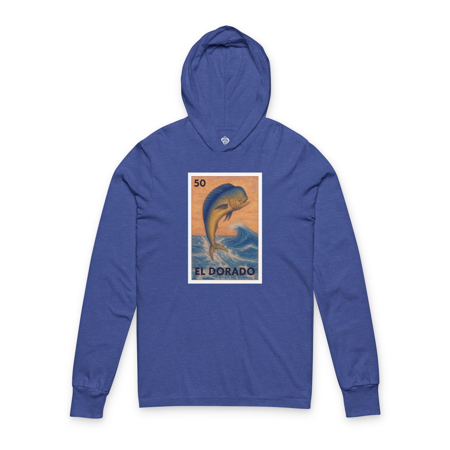 Dorado Lotería Unisex - Cotton Hooded Long Sleeve Hooded T-Shirt (El Dorado)