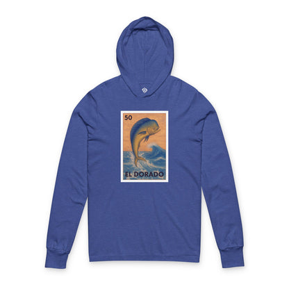 Dorado Lotería Unisex - Cotton Hooded Long Sleeve Hooded T-Shirt (El Dorado)