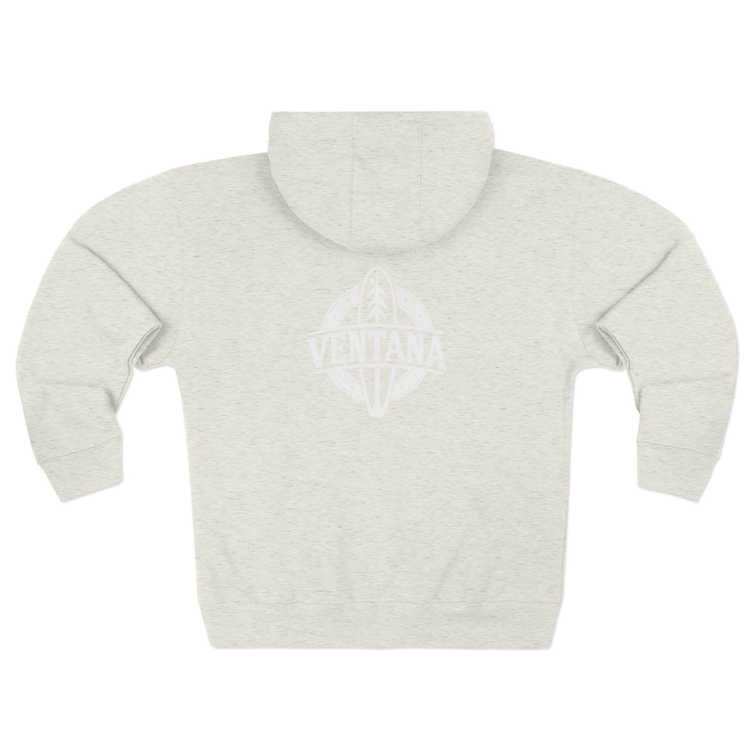 Ventana Treefish Logo Unisex - Zip Cotton Blend Fleece Hoodie