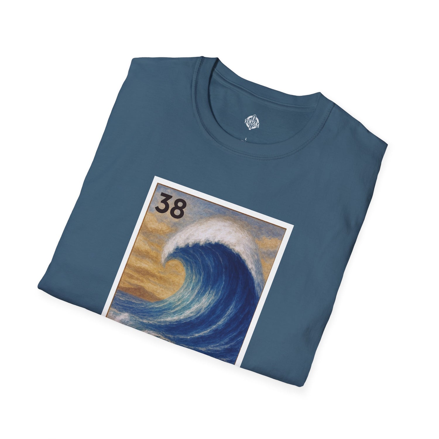 Wave Lotería Unisex - Soft Style U.S. Cotton T-Shirt (La Ola)