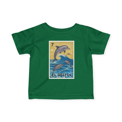 Dolphin Lotería - Infant 100% Cotton T-Shirt (El Delfín)