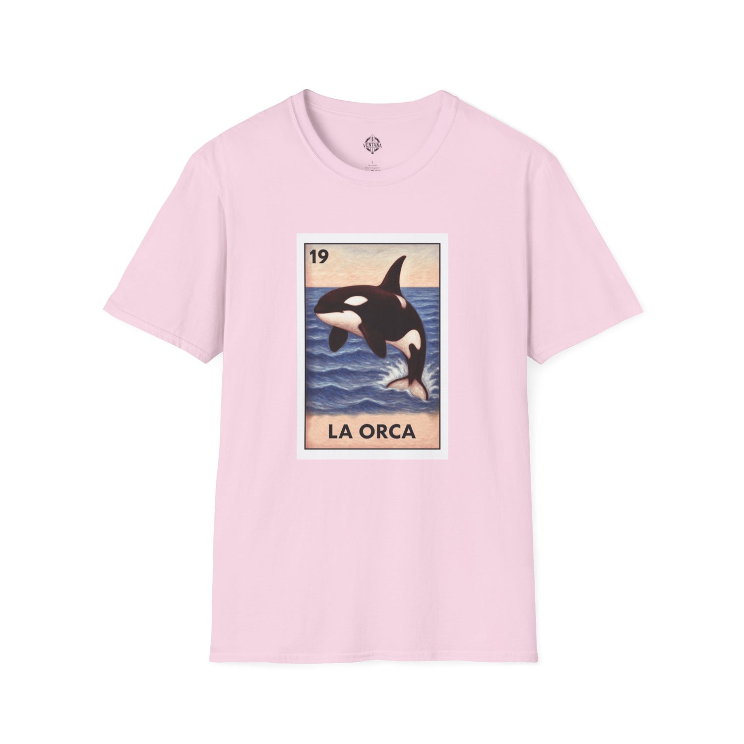 Orca Lotería Unisex - Soft Style U.S. Cotton T-Shirt (La Orca)