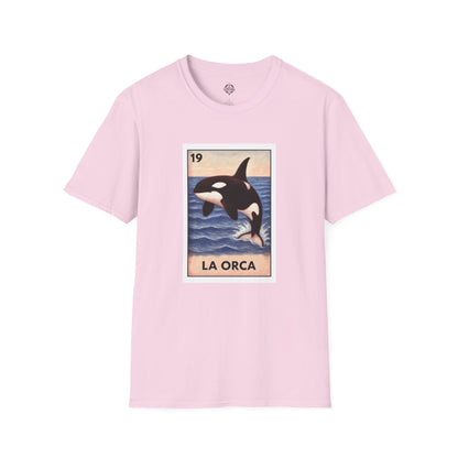 Orca Lotería Unisex - Soft Style U.S. Cotton T-Shirt (La Orca)