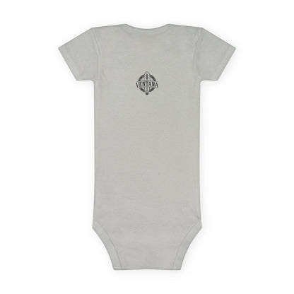 Wave Lotería - Baby Short Sleeve 100% Cotton Onesie (La Ola)