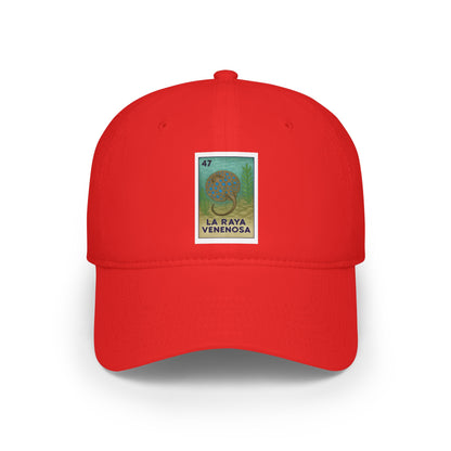Stingray Lotería Unisex - 100% Cotton Baseball Cap (La Raya Venenosa)