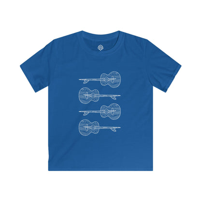 Ventana Santa Cruz Guitar Collab Kids - Soft Style U.S. Cotton T-Shirt