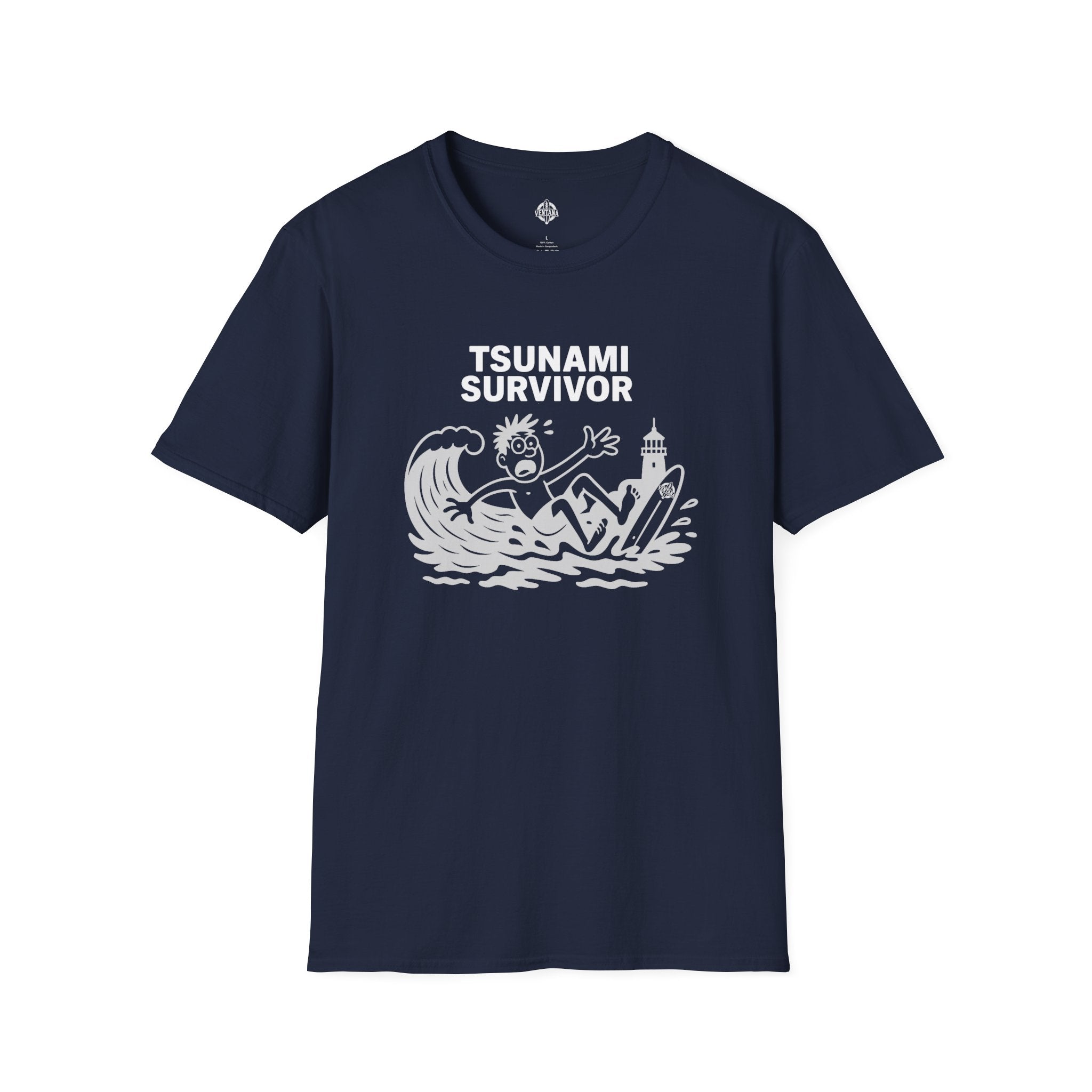 Tsunami Survivor Unisex - Soft Style U.S. Cotton T-Shirt
