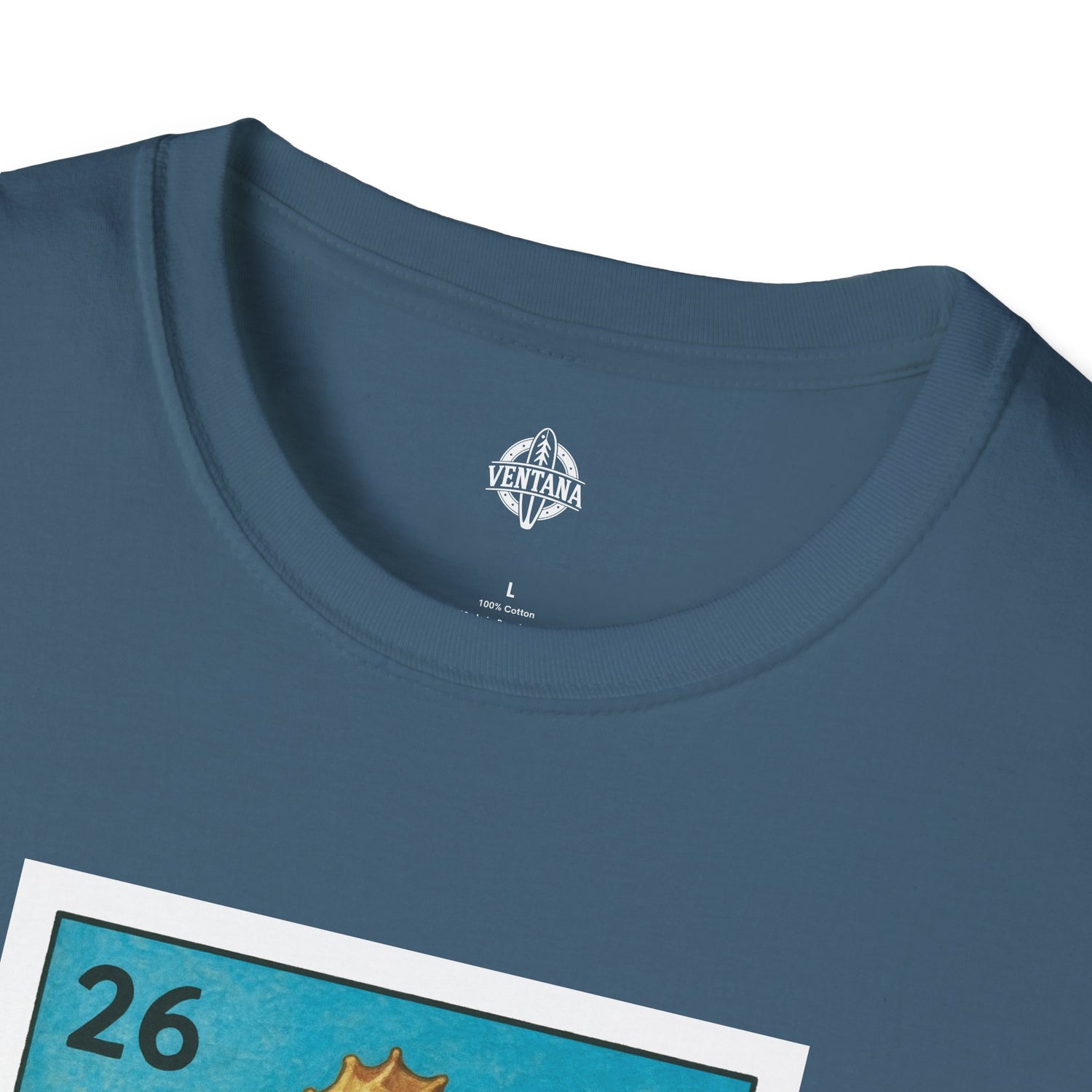 Seahorse Lotería Unisex - Soft Style U.S. Cotton T-Shirt (El Caballito del Mar)