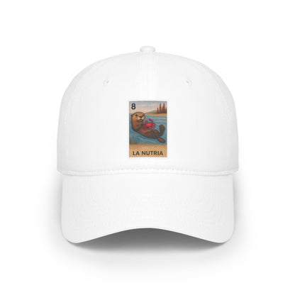 Sea Otter Lotería Unisex - 100% Cotton Baseball Cap (La Nutria)