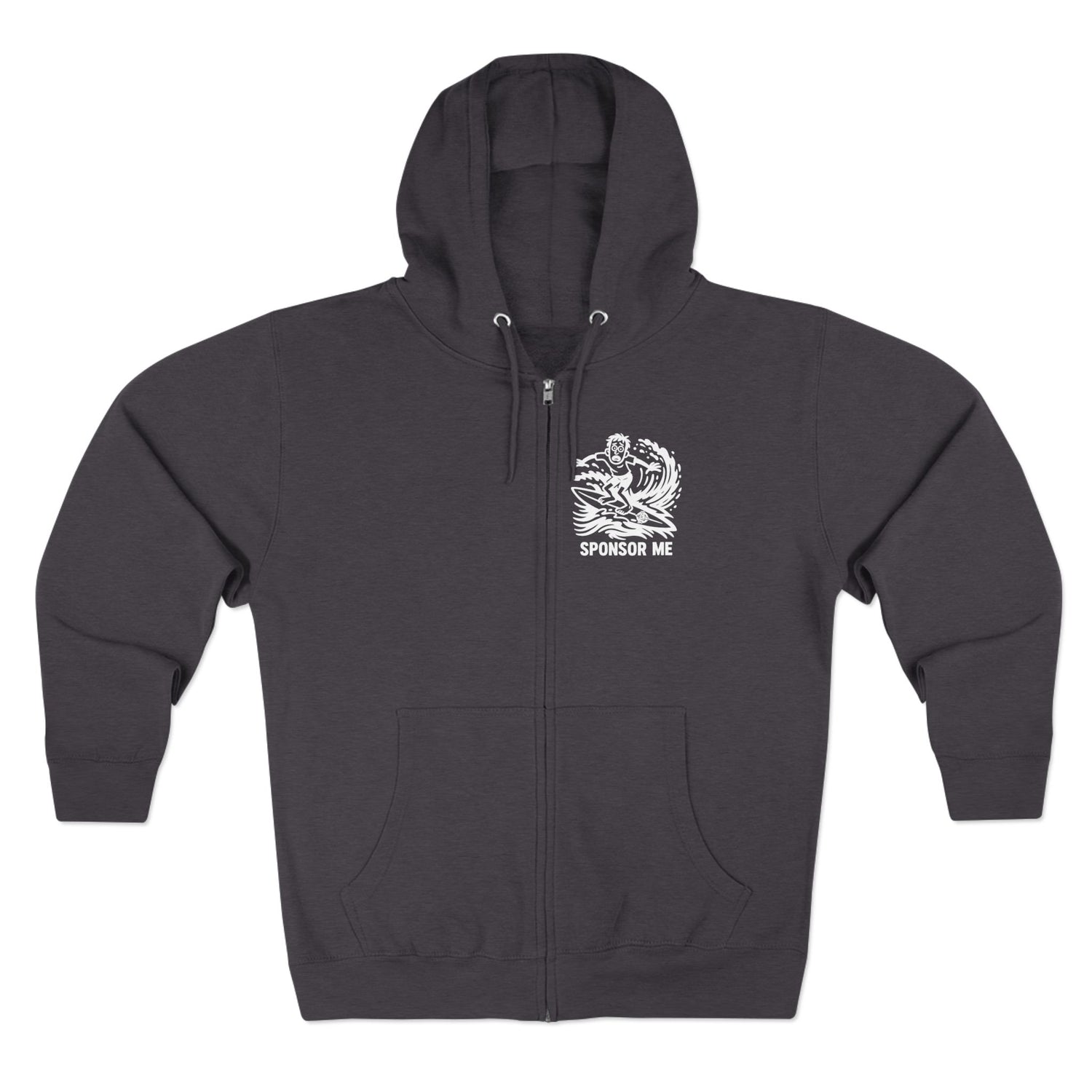 Sponsor Me Unisex - Zip Cotton Blend Fleece Hoodie
