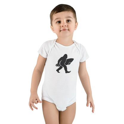 Ventana Surfsquatch - Baby Short Sleeve 100% Cotton Onesie