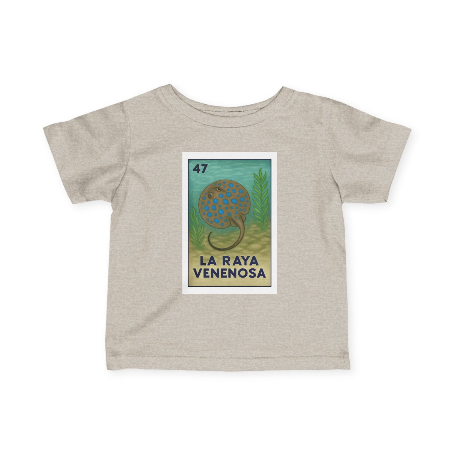 Stingray Lotería - Infant 100% Cotton T-Shirt (La Orca)