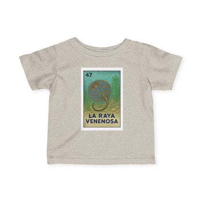 Stingray Lotería - Infant 100% Cotton T-Shirt (La Orca)
